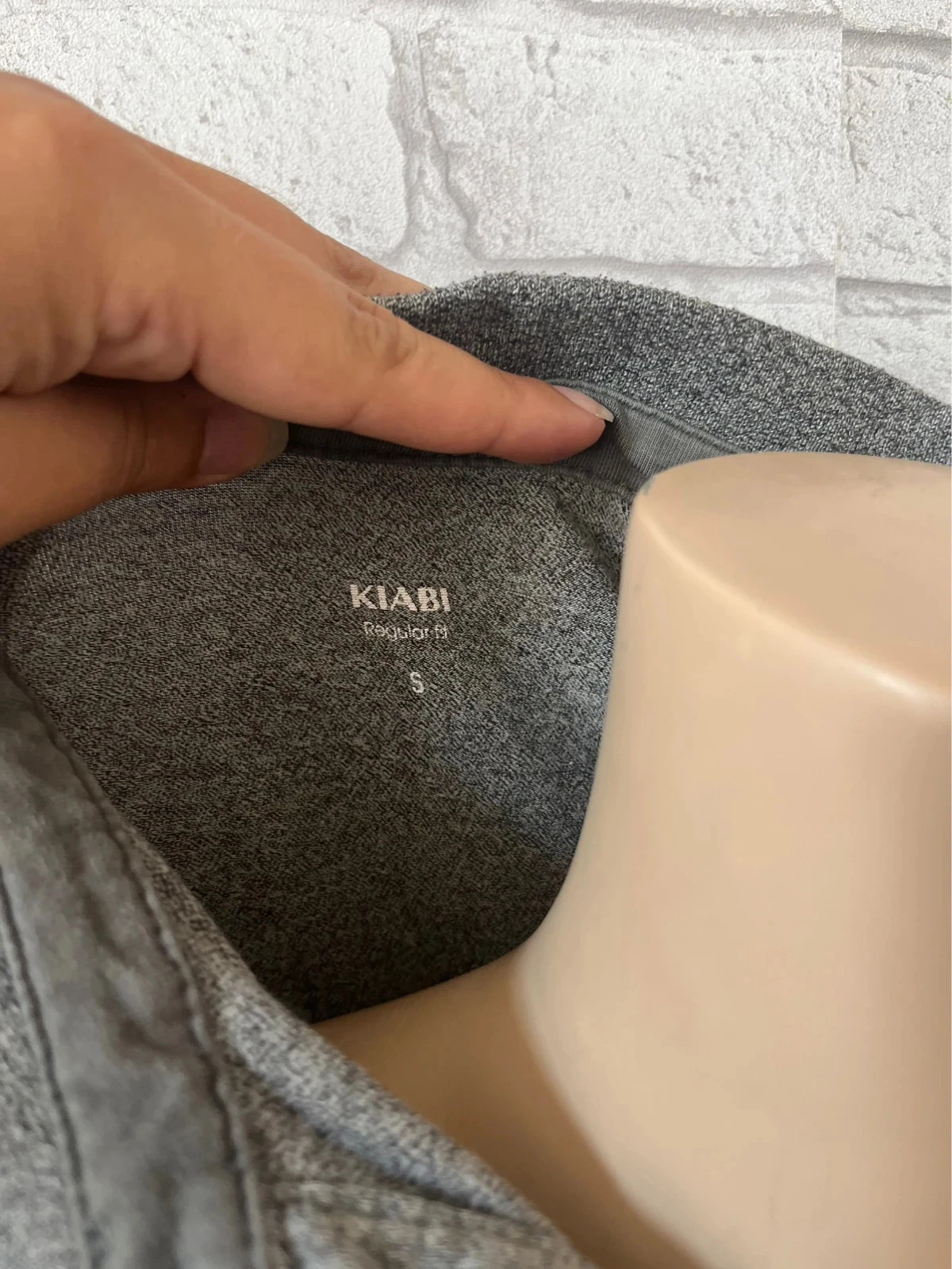 Grijze Kiabi polo Maat 36 Uitstekende staat – photo 3